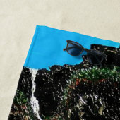 Serviette de plage de la grotte de sirène d'eau do (En situation)