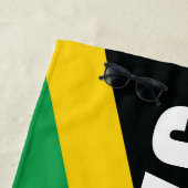 Serviette de plage de la Jamaïque (En situation)