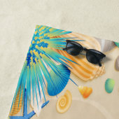 Serviette de plage de la Réunion (En situation)