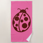 Serviette de plage de Ladybug (Devant)
