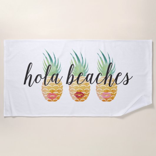 Serviette de plage de l'Hola (Devant)