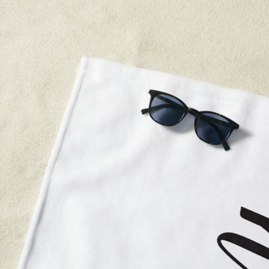 Serviette de plage de l'Hola (En situation)