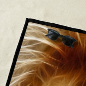 Serviette de plage de Lion (En situation)