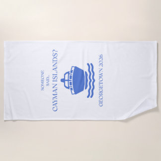 Serviette de plage de luxe de Georgetown des îles