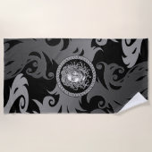 Serviette de plage de luxe Medusa (Devant)