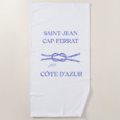 Serviette de plage de luxe Saint-Jean-Cap-Ferrat (Devant)