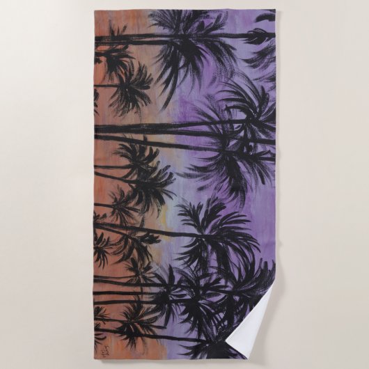 Serviette de plage de Malibu (Devant)