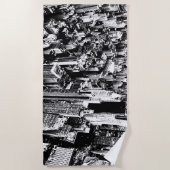 Serviette De Plage De Manhattan au ciel (Devant)