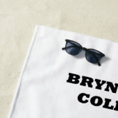 Serviette de plage de Mawrter (En situation)