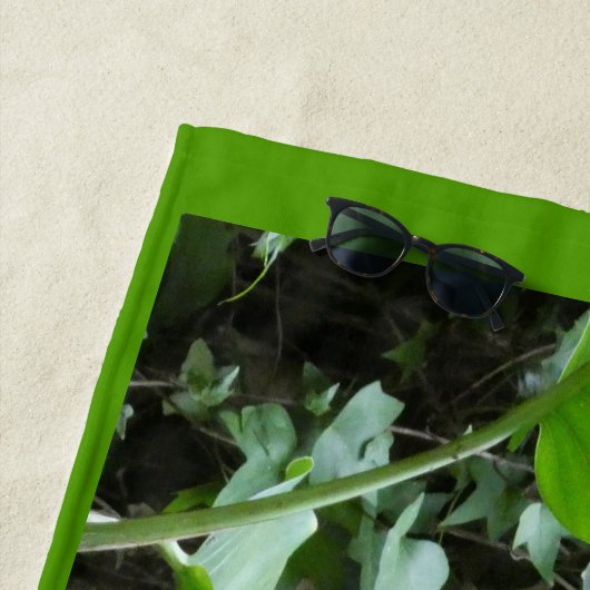 Serviette de plage de mignons singes (En situation)