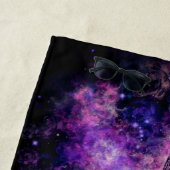 Serviette de plage de musique de guitare (En situation)