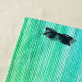 Serviette de plage de Neon Tropical Seagrass (En situation)