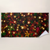Serviette de plage de Noël (Devant)