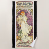 Serviette de plage de Nouveau Mucha Sarah (Devant)