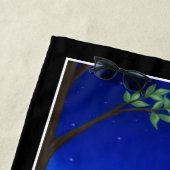 Serviette de plage de nuit du camping (En situation)