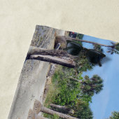 Serviette de plage de Palm Trees (En situation)