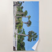 Serviette de plage de Palm Trees (Devant)
