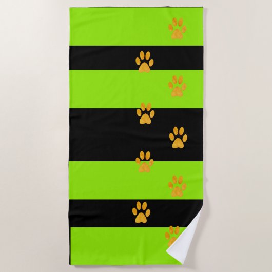 serviette de plage de pas (Devant)