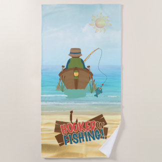 Serviette de plage de pêche