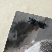 Serviette de plage de Penguin de bain soleil (En situation)
