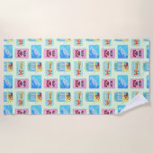 Serviette de plage de Philly - Sardine en boîte de (Devant)