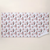 Serviette de plage de Piglets (Devant)