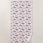 Serviette de plage de Piglets (Devant)