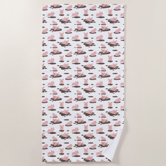 Serviette de plage de Piglets (Devant)