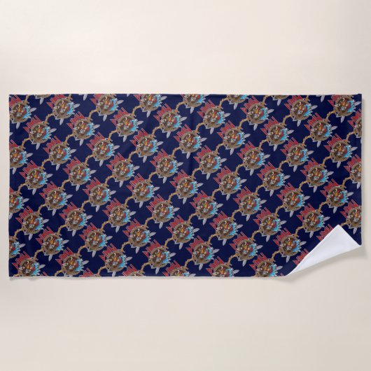 Serviette de plage de Pimu (Devant)