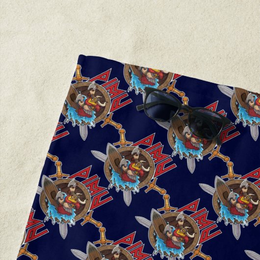 Serviette de plage de Pimu (En situation)