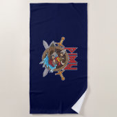 Serviette de plage de Pimu (Devant)