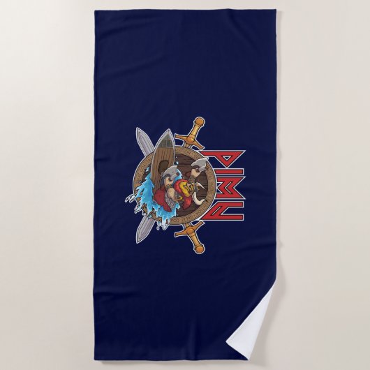 Serviette de plage de Pimu (Devant)