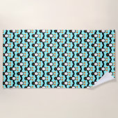 Serviette de plage de Pingouin (Devant)