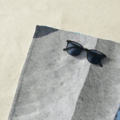 Serviette de plage de pingouins et d'oiseaux de (En situation)