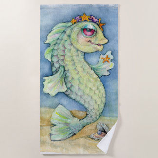 Serviette de plage de princesse Fish de Sarafina