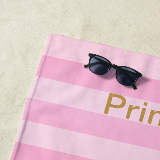 Serviette De Plage 🦄 de princesse Unicorn (En situation)