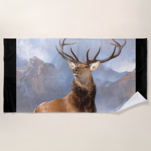 Serviette de plage de région sauvage de faune de