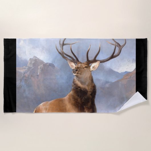 Serviette de plage de région sauvage de faune de (Devant)