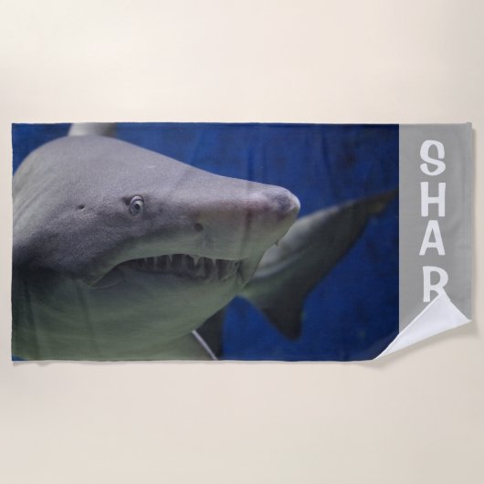 Serviette de plage de requin (Devant)