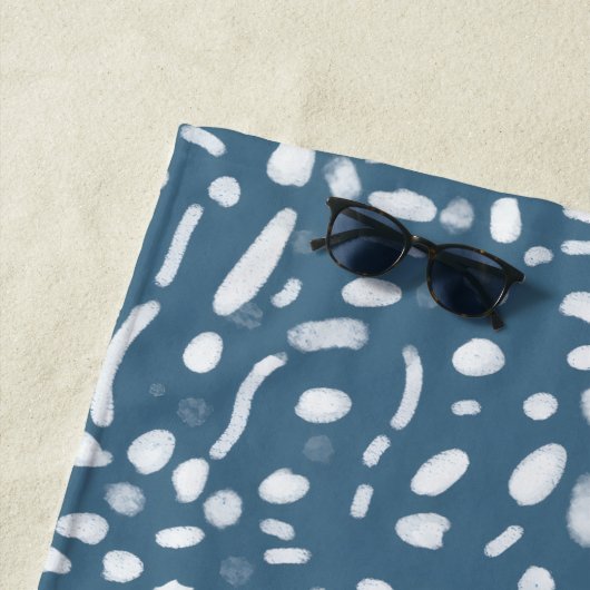 Serviette de plage de requin-baleine (En situation)