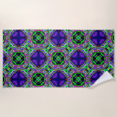 serviette de plage de rêve violet (Devant)