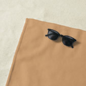 Serviette de plage de sable chaud personnalisée - (En situation)