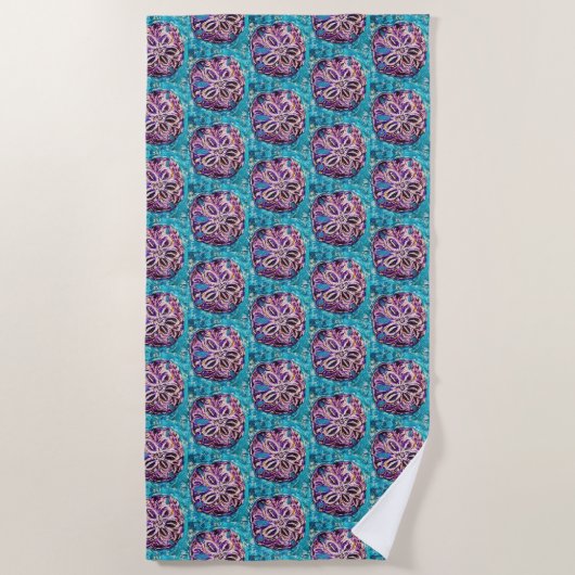 Serviette de plage de sable Dollar (Devant)