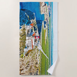 Serviette de plage de Sagres Portugal de phare