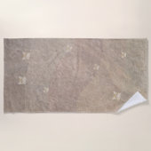 Serviette de plage de Sand Cats (Devant)