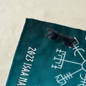 Serviette de plage de spécialité ISAA 2023 (En situation)