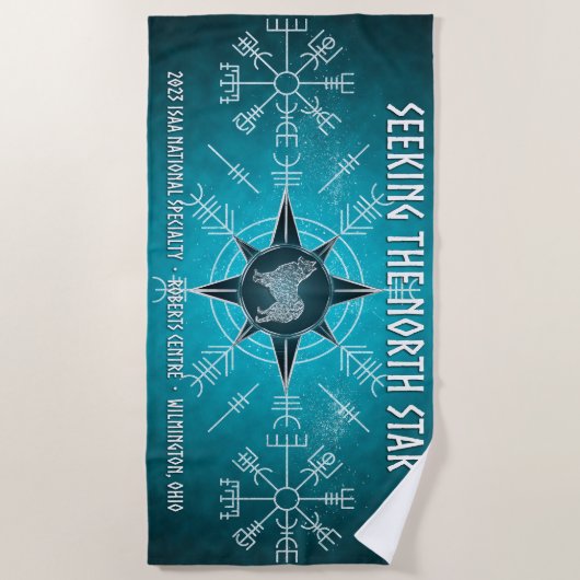 Serviette de plage de spécialité ISAA 2023 (Devant)