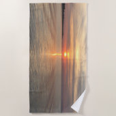 Serviette de plage de Sunset précoce (Devant)