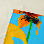Serviette de plage de Tiger Lilies (En situation)