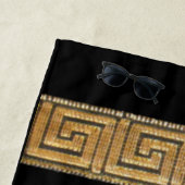 Serviette de plage de Trinacria (En situation)